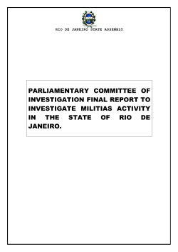 parliamentary committee of investigation final report to investigate