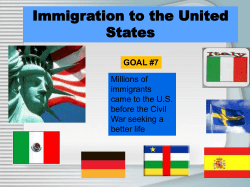 PowerPoint Presentation - The Hopes of Immigrants