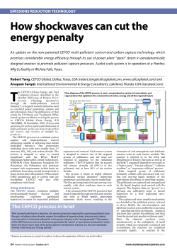 How shockwaves can cut the energy penalty