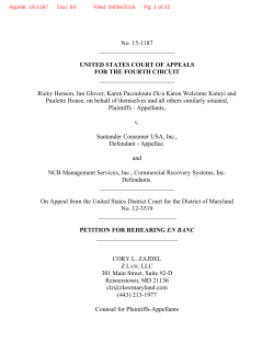 Appeal: 15-1187 Doc - Buckley Sandler LLP