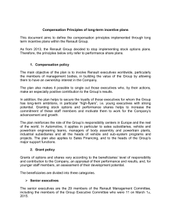 Compensation Principles of long-term incentive