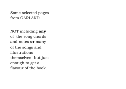 Some selected pages from GARLAND NOT including