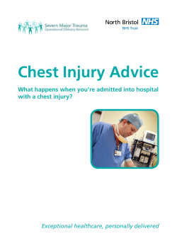 Chest Injury Advice - North Bristol NHS Trust