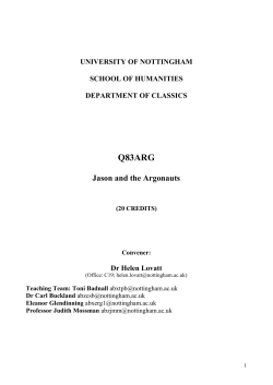 Q83ARG - University of Nottingham