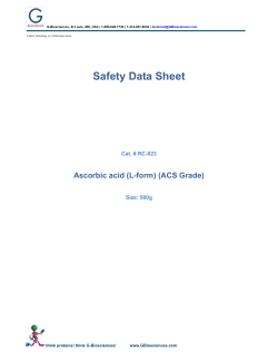 Catalog# RC-023 MSDS - G