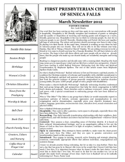 FIRST PRESBYTERIAN CHURCH OF SENECA FALLS