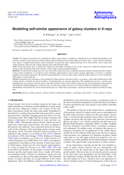 Modelling self-similar appearance of galaxy clusters in X-rays