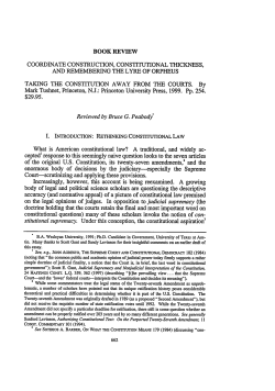 Book Review: Coordinate Construction, Constitutional