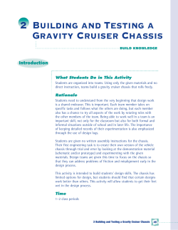 2 Building and Testing a Gravity Cruiser Chassis
