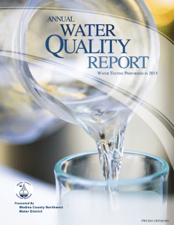 Northwest Water System - Medina County Sanitary Engineer