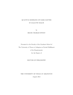 QUANTUM MODELING OF DARK MATTER IN GALACTIC HALOS