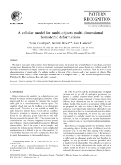 A cellular model for multi-objects multi