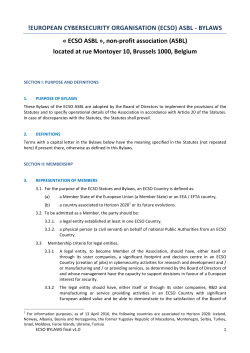 file - European Cyber Security Organisation