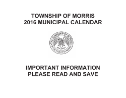 important information please read and save