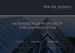 increasing your profitability through innovation