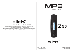 User Guide - Slickusa.com