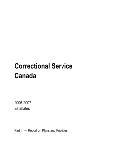 Correctional Service Canada