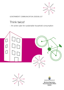 Think twice! - Government Offices of Sweden