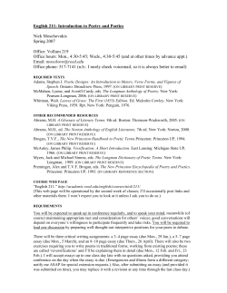 to the course syllabus ().