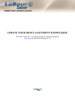 update your shaft-alignment knowledge