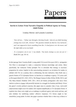Inertia to Action: From Narrative Empathy to Political Agency in
