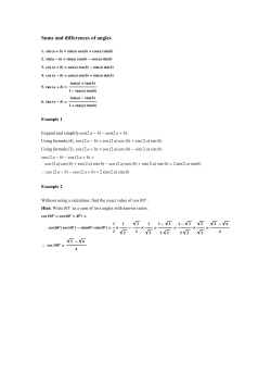 Sums and differences of angles.nb