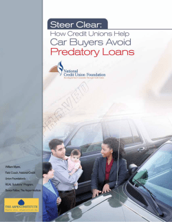 Steer Clear: How Credit Unions Help Car Buyers Avoid Predatory