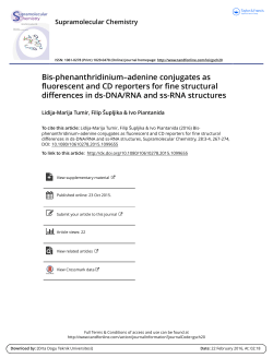 Bis-phenanthridinium&ndash;adenine conjugates as fluorescent