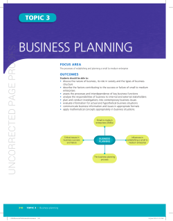 business planning