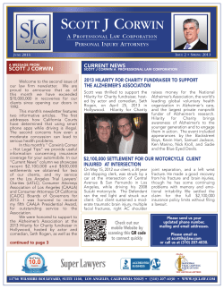 SCOTT J CORWIN - Los Angeles Motorcycle Accident Lawyer