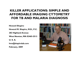 simple and affordable imaging cytometry for tb and malaria diagnosis