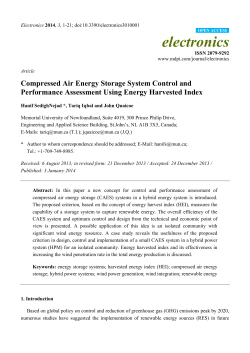 Compressed Air Energy Storage System Control and Performance