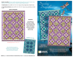 quilt diagram - The Pin Cushion