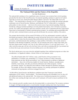 a pdf version. - Public Interest Institute