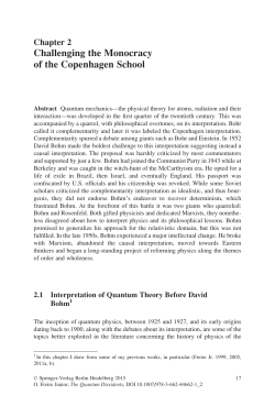 Challenging the Monocracy of the Copenhagen School