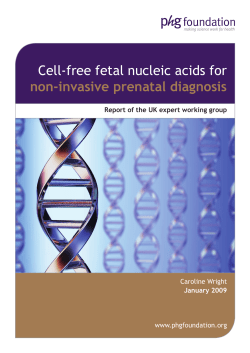 Cell-free fetal nucleic acids for non-invasive