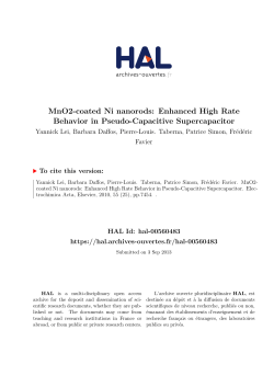 MnO2-coated Ni nanorods: Enhanced High Rate Behavior in
