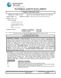 MATERIAL SAFETY DATA SHEET
