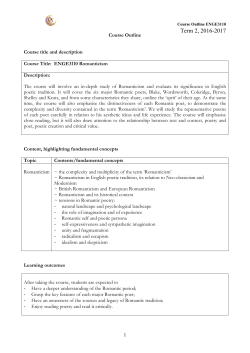 Course Outline Template