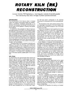 lntroduction Kiln lines Thermal deformation
