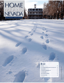 Home Means Nevada - University of Nevada, Reno