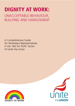 dignity at work - Unite For Our Society