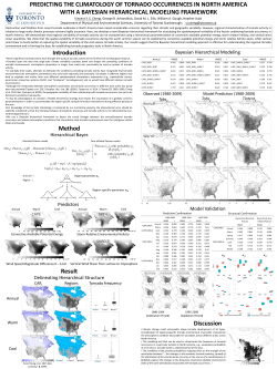 Predicting the climatology of tornado occurrences in North America