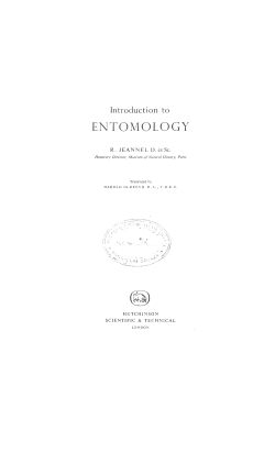 entomology - Krishikosh