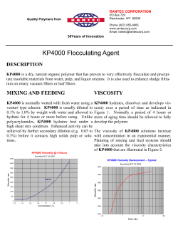 KP4000 Flocculating Agent