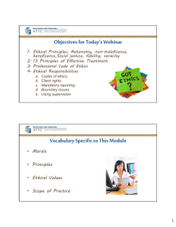 Objectives for Today`s Webinar Vocabulary Specific to This Module