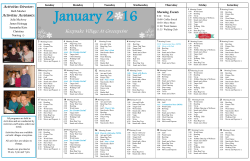 Morning Events - Keepsake Village At Greenpoint