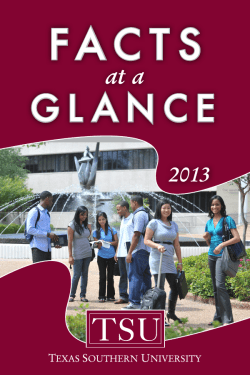 FAC T S - Texas Southern University