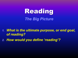 Reading - Read And Feed
