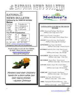 May - Town of Eatonia